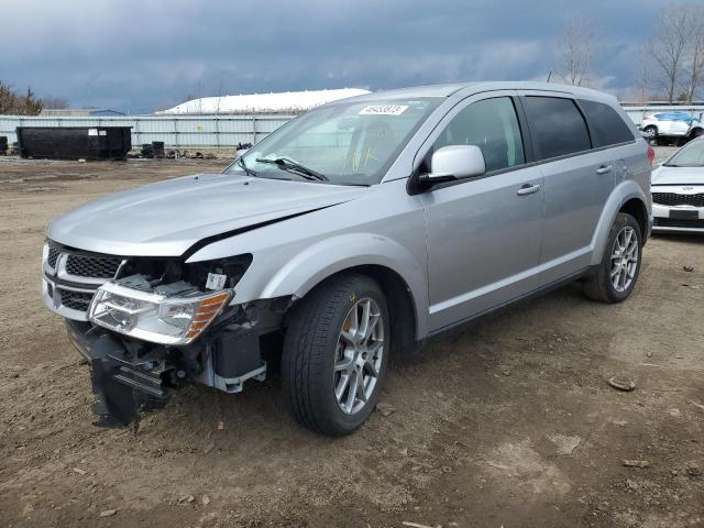 3C4PDCEG6JT469723 - 2018 DODGE JOURNEY GT SILVER photo 1