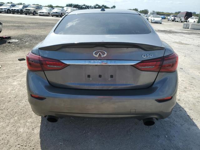 JN1EV7AP0JM351242 - 2018 INFINITI Q50 LUXE SILVER photo 6