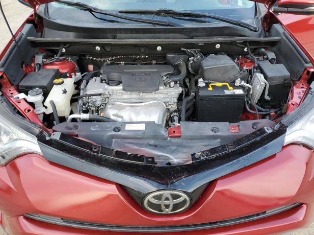 2T3WFREV4HW389492 - 2017 TOYOTA RAV4 XLE RED photo 12