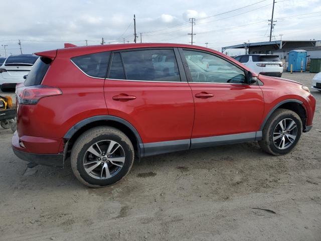 2T3WFREV4HW389492 - 2017 TOYOTA RAV4 XLE RED photo 3