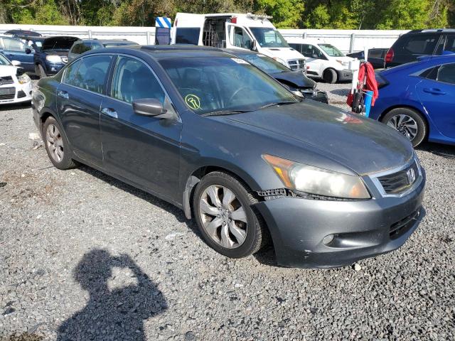 1HGCP36808A017783 - 2008 HONDA ACCORD EXL GRAY photo 4