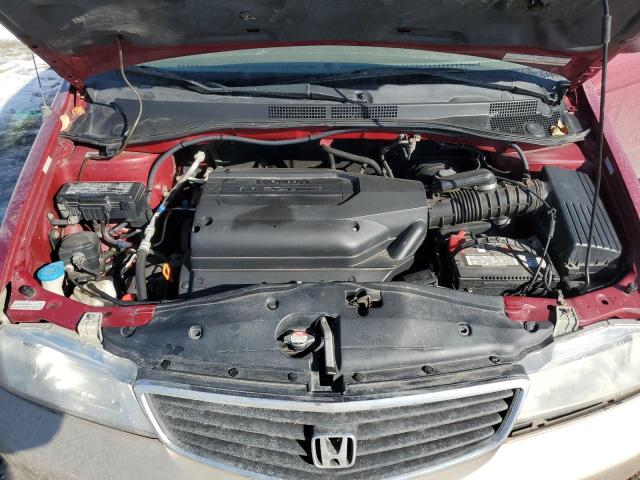 2HKRL186X3H000298 - 2003 HONDA ODYSSEY EX RED photo 12