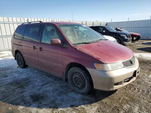 2HKRL186X3H000298 - 2003 HONDA ODYSSEY EX RED photo 4