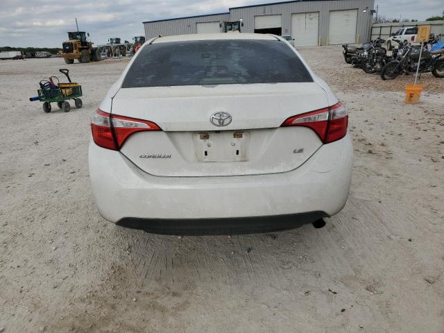 5YFBURHE7EP152629 - 2014 TOYOTA COROLLA L WHITE photo 6