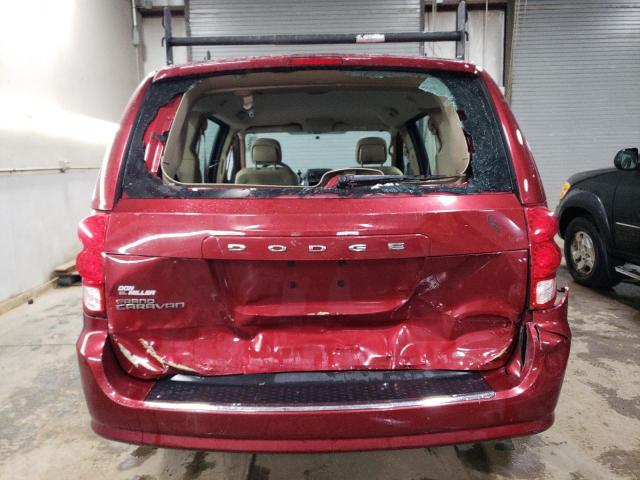 2C4RDGBG5ER306199 - 2014 DODGE GRAND CARA SE RED photo 6