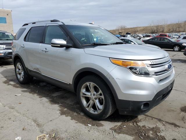 1FMHK8F82CGA83608 - 2012 FORD EXPLORER LIMITED SILVER photo 4