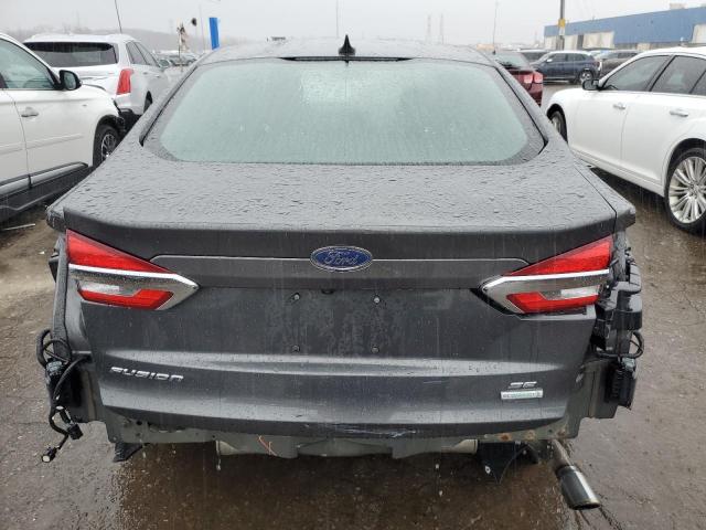 3FA6P0HD6LR164991 - 2020 FORD FUSION SE GRAY photo 6