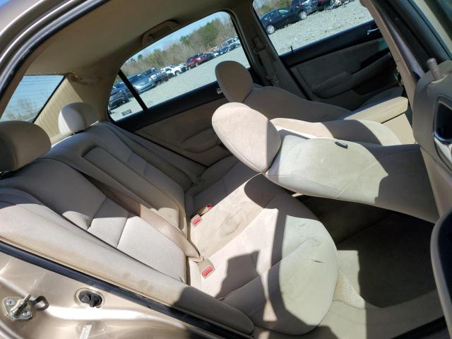 1HGCM56435A091762 - 2005 HONDA ACCORD LX GOLD photo 10