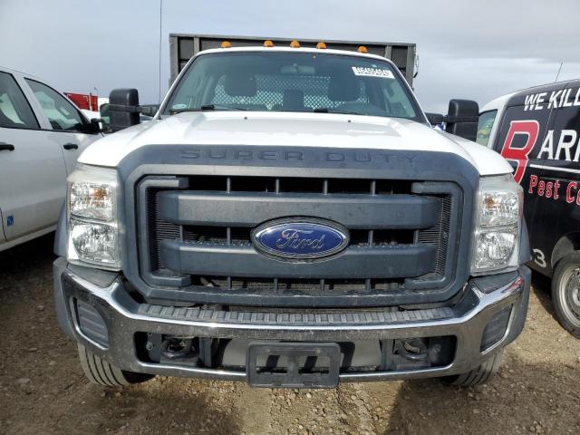 1FDUF5GY2FEC90127 - 2015 FORD F550 SUPER DUTY WHITE photo 5