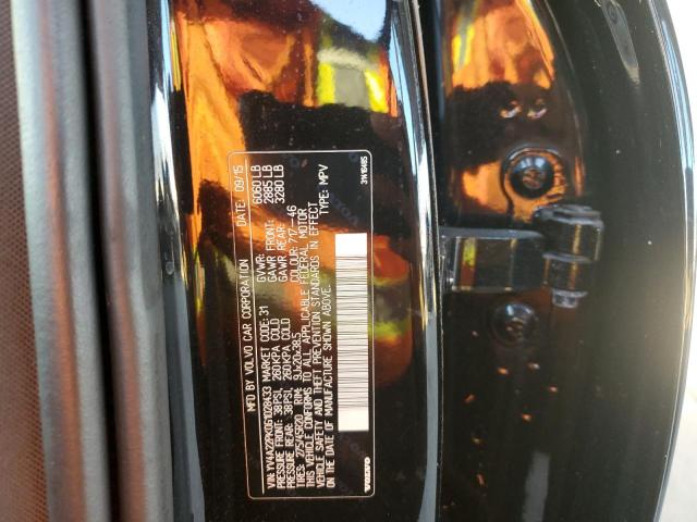 YV4A22PK0G1028433 - 2016 VOLVO XC90 T6 BLACK photo 12