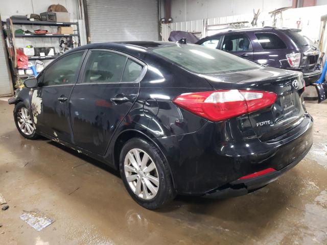 KNAFX4A87E5162797 - 2014 KIA FORTE EX BLACK photo 2