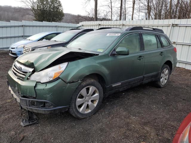 4S4BRBAC0C3283033 - 2012 SUBARU OUTBACK 2.5I GREEN photo 1