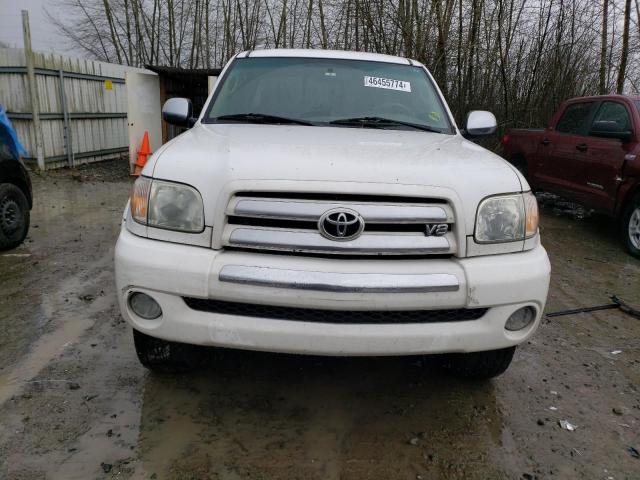5TBBT44166S486726 - 2006 TOYOTA TUNDRA ACCESS CAB SR5 WHITE photo 5