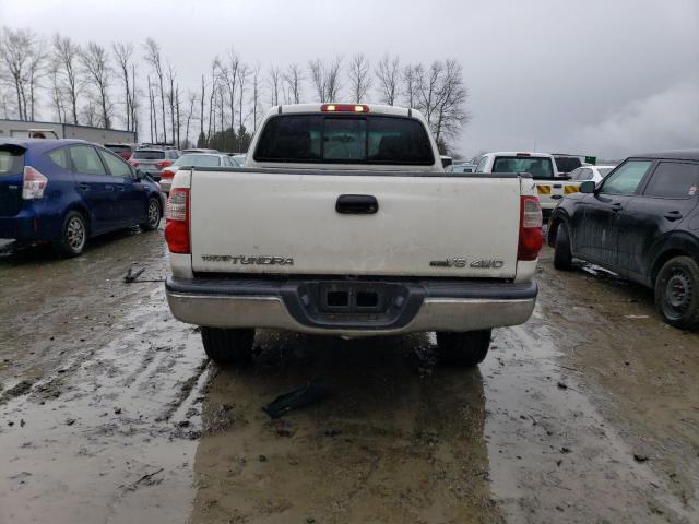 5TBBT44166S486726 - 2006 TOYOTA TUNDRA ACCESS CAB SR5 WHITE photo 6