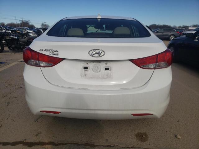 5NPDH4AE6DH332433 - 2013 HYUNDAI ELANTRA GLS WHITE photo 6