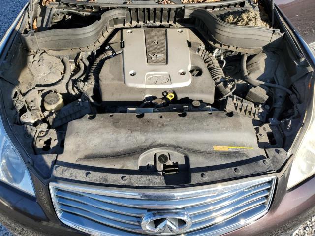 JNKAJ09F09M951067 - 2009 INFINITI EX35 BASE Բորդո լուսանկար 11