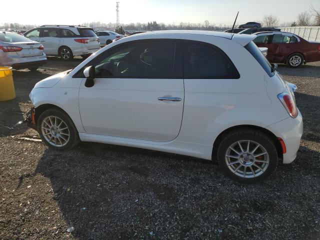 3C3CFFBR6FT620541 - 2015 FIAT 500 SPORT WHITE photo 2