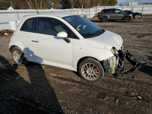 3C3CFFBR6FT620541 - 2015 FIAT 500 SPORT WHITE photo 4