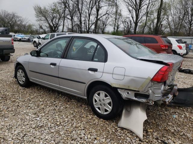 2HGES16384H554462 - 2004 HONDA CIVIC DX VP Gümüş foto 2