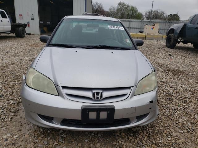 2HGES16384H554462 - 2004 HONDA CIVIC DX VP Gümüş foto 5