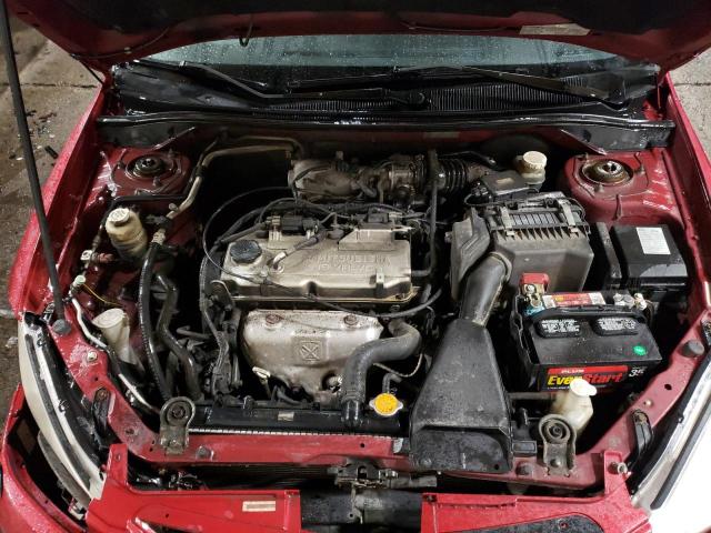 JA3AJ26E54U067707 - 2004 MITSUBISHI LANCER ES RED photo 11