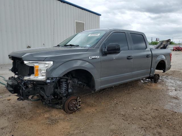 1FTEW1EPXJFB58084 - 2018 FORD F150 SUPERCREW GRAY photo 1