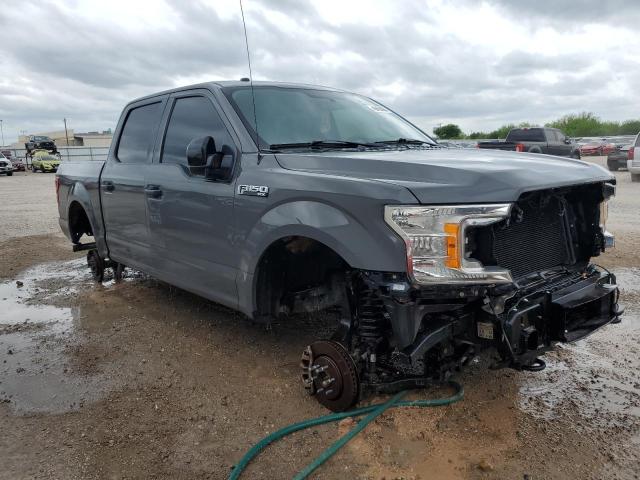 1FTEW1EPXJFB58084 - 2018 FORD F150 SUPERCREW GRAY photo 4