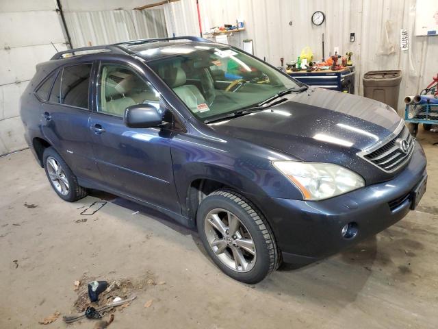 JTJHW31U472026567 - 2007 LEXUS RX 400H BLUE photo 4