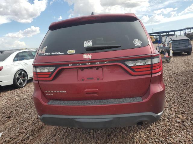 1C4RDJAGXEC419766 - 2014 DODGE DURANGO SXT RED photo 6