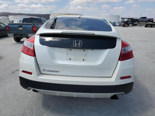 5J6TF3H51DL000570 - 2013 HONDA CROSSTOUR EXL თეთრი ფოტო 6