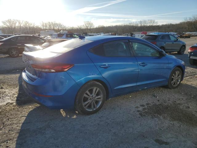 KMHD84LF4HU060669 - 2017 HYUNDAI ELANTRA SE BLUE photo 3