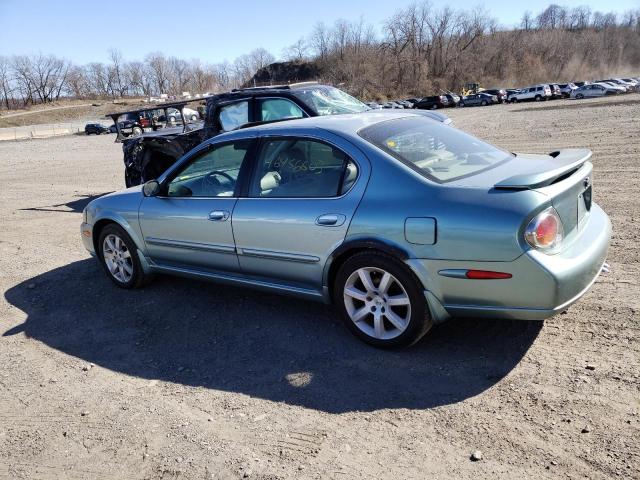 JN1DA31A12T324943 - 2002 NISSAN MAXIMA GLE TURQUOISE photo 2