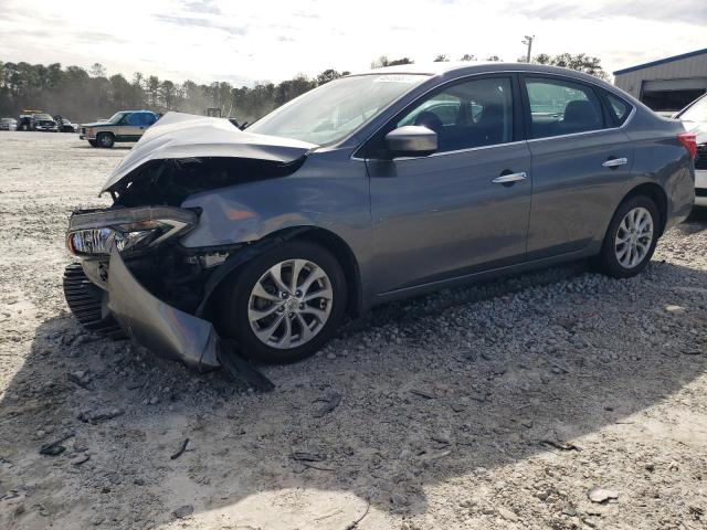 3N1AB7AP3HY301143 - 2017 NISSAN SENTRA S GRAY photo 1