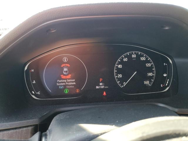 1HGCV2F97LA010525 - 2020 HONDA ACCORD TOURING GRAY photo 9