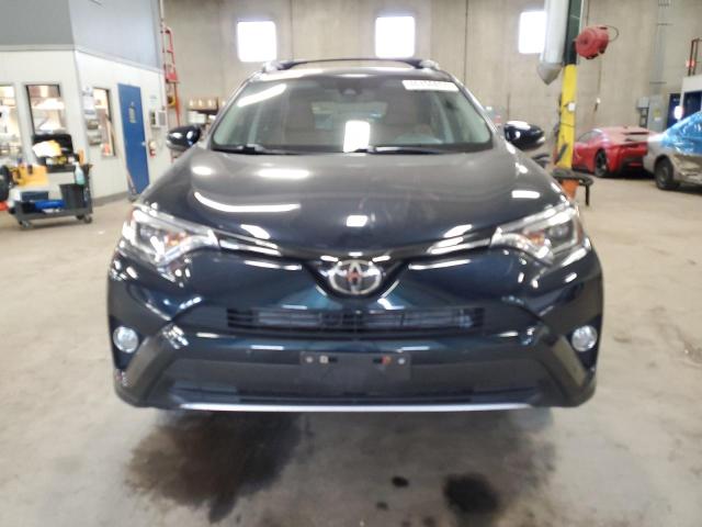 2T3DFREV5HW562041 - 2017 TOYOTA RAV4 LIMITED BLUE photo 5