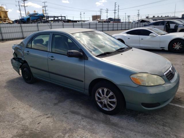 1NXBR32E15Z455086 - 2005 TOYOTA COROLLA CE GREEN photo 4