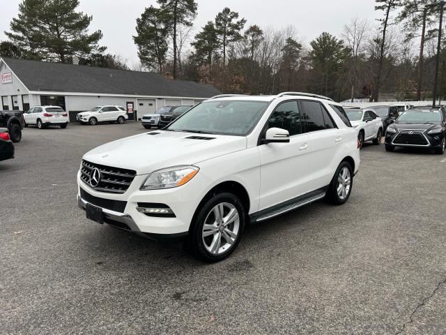 4JGDA5HB5FA553789 - 2015 MERCEDES-BENZ ML 350 4MATIC WHITE photo 1