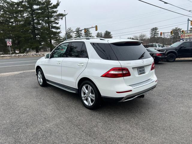 4JGDA5HB5FA553789 - 2015 MERCEDES-BENZ ML 350 4MATIC WHITE photo 3