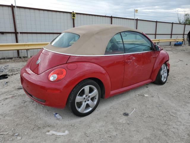 3VWSF31Y07M407463 - 2007 VOLKSWAGEN NEW BEETLE CONVERTIBLE OPTION PACKAGE 2 RED photo 3