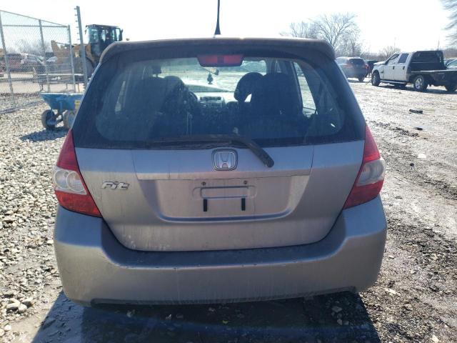 JHMGD38677S028209 - 2007 HONDA FIT S ვერცხლისფერი ფოტო 6