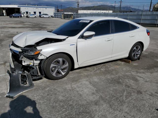 19XZE4F56KE031881 - 2019 HONDA INSIGHT EX WHITE photo 1