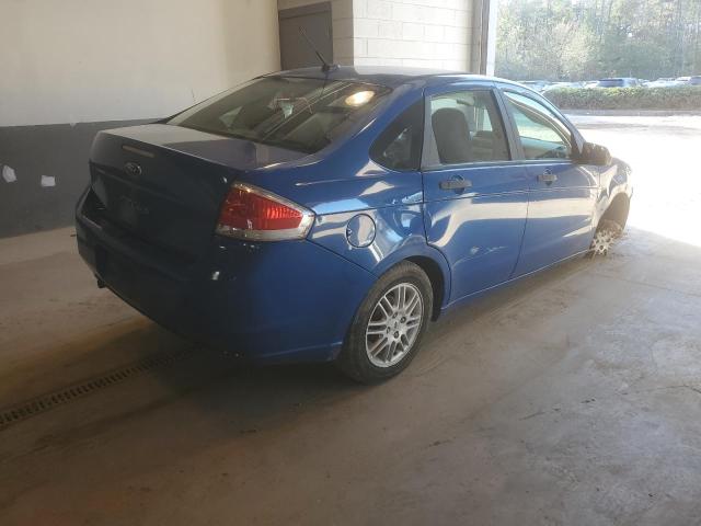 1FAHP3FN8AW267409 - 2010 FORD FOCUS SE BLUE photo 3