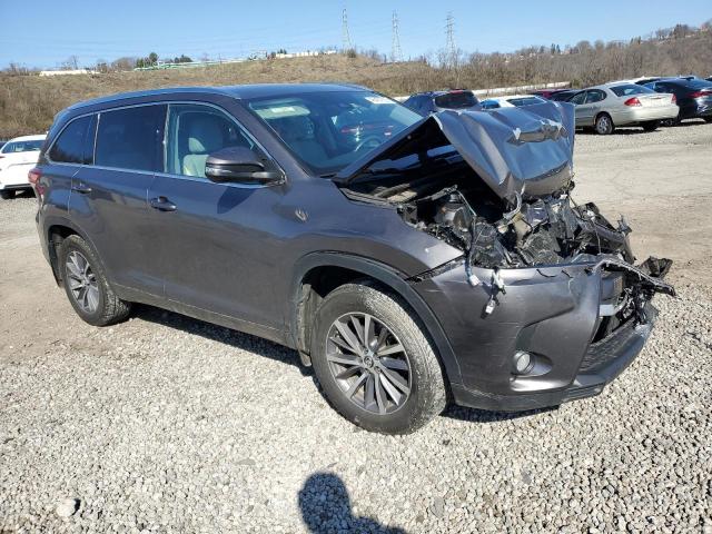 5TDJZRFH5HS378223 - 2017 TOYOTA HIGHLANDER SE BLUE photo 4