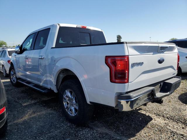 1FTEW1CF1GFA64405 - 2016 FORD F150 SUPERCREW WHITE photo 2