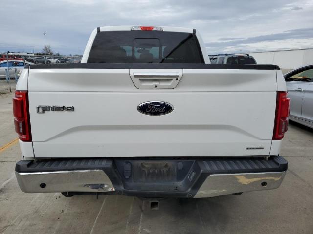 1FTEW1CF1GFA64405 - 2016 FORD F150 SUPERCREW WHITE photo 6