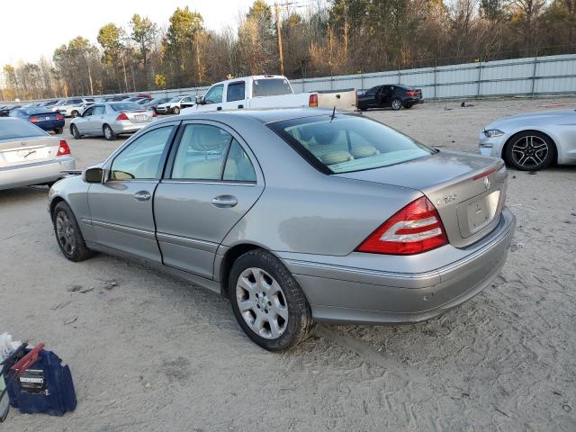 WDBRF54H16F829988 - 2006 MERCEDES-BENZ C 280 SILVER photo 2