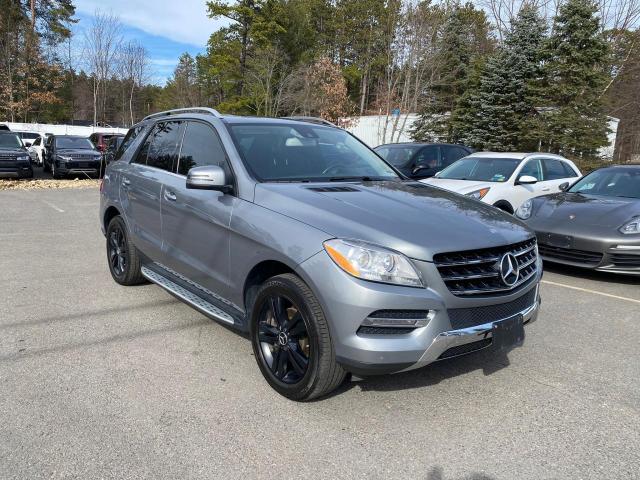 4JGDA5HB1EA287931 - 2014 MERCEDES-BENZ ML 350 4MATIC GRAY photo 2