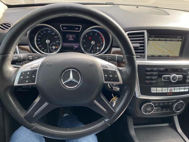 4JGDA5HB1EA287931 - 2014 MERCEDES-BENZ ML 350 4MATIC GRAY photo 7