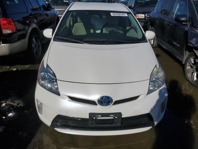 JTDKN3DU4E0375454 - 2014 TOYOTA PRIUS WHITE photo 5