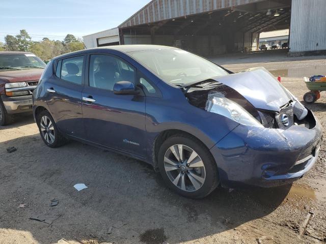 1N4BZ0CP8HC306550 - 2017 NISSAN LEAF S BLUE photo 4